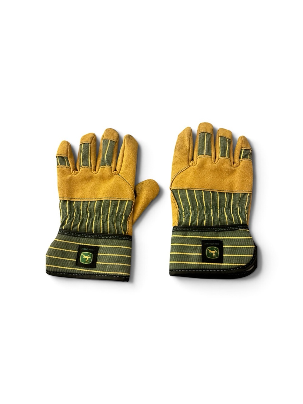 John Deere Yellow and Green Kids Work Mittens